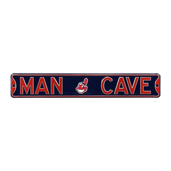 Authentic Street Signs Authentic Street Signs 30207 Cleveland Indians Man Cave Street Sign 30207